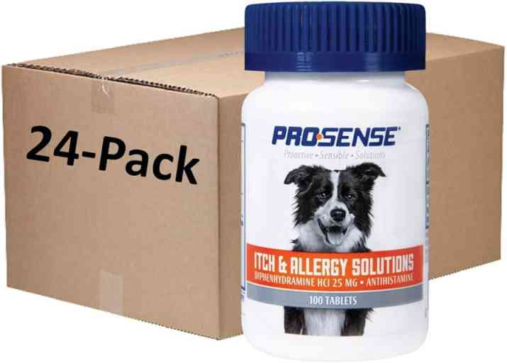 los perros pueden tener capsulas de benadryl