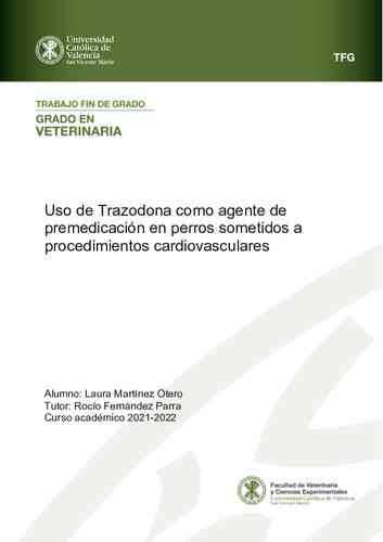 la trazodona para perros es igual a la de los humanos